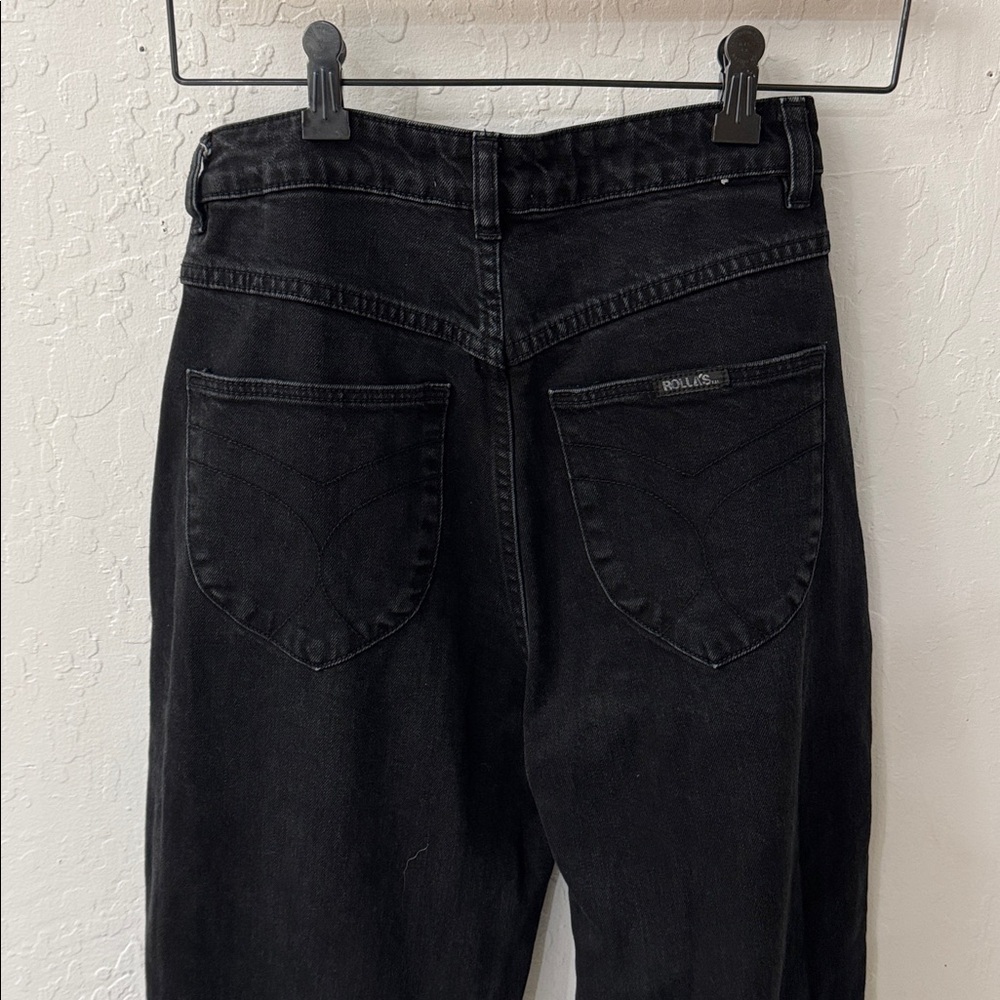 Rolla’s Black Elle Super High Rise Relaxed Jeans Aussie 8 US 26 - Picture 7 of 8